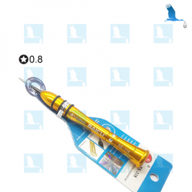 Tournevis professionnel - BK-338 - Pentalobe 0.8 - BAKKU gold Tournevis professionnel - BK-338 - Pentalobe 0.8 - BAKKU gold