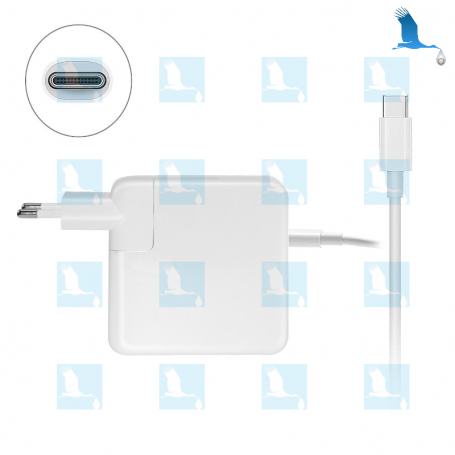 USB-C - AC Adaptor - 61W - Macbook - QOrig