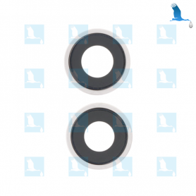 Camera Lens with Frame - Bianco (Starlight) - iPhone 14 / 14 Plus - ori Camera Lens with Frame - Bianco (Starlight) - iPhone 14 / 14 Plus - ori