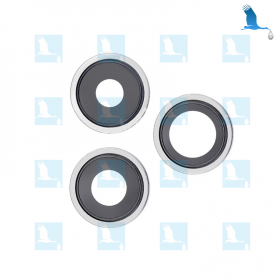 Camera Lens with Frame - Argento - iPhone 14 Pro/14 Pro Max - ori Camera Lens with Frame - Argento - iPhone 14 Pro/14 Pro Max - ori