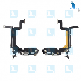 Charging Port Flex - Argent - iPhone 14 Pro Max - ori