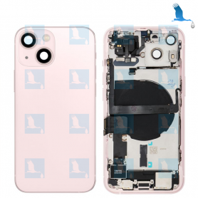 Telaio completo + piccole parti - Rosa - iPhone 13 - oem