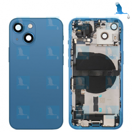 Frame Complete + Little parts - Blue - iPhone 13 - oem