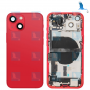 Frame Complete with Backcover Glass - Rouge - iPhone 13 - oem