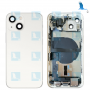 Frame Complete with Backcover Glass - Blanc (Starlight) - iPhone 13 mini - oem