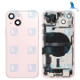 Frame Complete with Backcover Glass - Rosa - iPhone 13 mini - oem