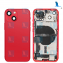 Frame Complete with Backcover Glass - Rouge - iPhone 13 mini - oem