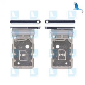 SIM Card Tray - GH98-46193A - Noir (Phantom Grey) - Samsung Galaxy S21 / S21 Plus - original