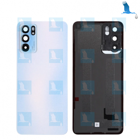 Backcover - Battery Cover - 49077979 - Arctic Blue - Oppo Reno 6 5G - oem