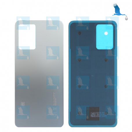 Backcover - Battery Cover - Argento (Moonlight Silver) - Xiaomi Poco F4 5G - ori