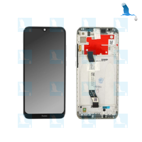 LCD + Touchscreen + Frame - 5600020C3X00 - Bianco (Moonlight White) - Xiaomi Redmi Note 8T - qor