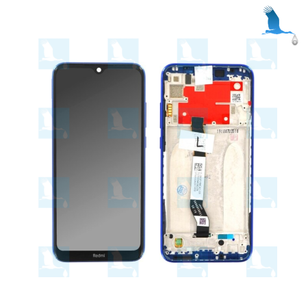 LCD + Touchscreen + Frame - 5600030C3X00 - Starscape Blue - Xiaomi Redmi Note 8T - oem