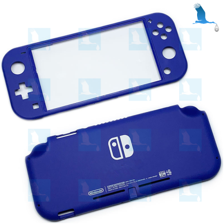 Top + Bottom frame - Blue - Nintendo Switch Lite - qor
