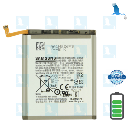 Akku - EB-BG781ABY - Service pack - GH82-24205A - GH82-25231A - 4500 mAh - Samsung Galaxy S20 FE / A52 / A52s