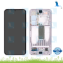 LCD + Touch + Frame - GH82-30480D,GH82-30481D - Lavande - Samsung Galaxy S23 (S911B) - sp (service pack)