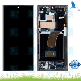 S23 Ultra - LCD + Touch + Frame - GH82-30465A/GH82-30466A - Noir (Phantom black) - Service pack - Samsung S23 Ultra (S918B) S23 Ultra - LCD + Touch + Frame - GH82-30465A/GH82-30466A - Noir (Phantom black) - Service pack - Samsung S23 Ultra (S918B)