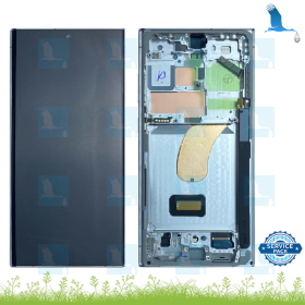 S23 Ultra - LCD + Touch + Frame - GH82-30465G/GH82-30466G - Bleu (Sky blue) - Service pack - Samsung Galaxy S23 Ultra (S918B) S23 Ultra - LCD + Touch + Frame - GH82-30465G/GH82-30466G - Bleu (Sky blue) - Service pack - Samsung Galaxy S23 Ultra (S918B)