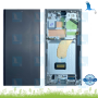 LCD + Touch + Frame - GH82-30465G/GH82-30466G - Blau (Sky blue) - Samsung Galaxy S23 Ultra (S918B) - Service pack