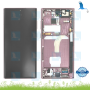 S22 Ultra - LCD + Touch + Frame - GH82-27488B, GH82-27489B - Bordeaux (Burgundy) - Galaxy S22 Ultra (S908B)  - service pack