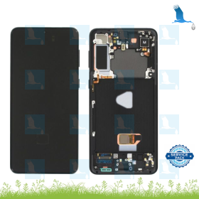 S21+ (service pack) LCD + Touch + Frame - GH82-27267A - GH82-27268A - Noir (Phantom Black) - Galaxy S21+ 5G (G996) S21+ (service pack) LCD + Touch + Frame - GH82-27267A - GH82-27268A - Noir (Phantom Black) - Galaxy S21+ 5G (G996)