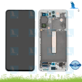 LCD + Touch + Frame - GH82-26414B - Weiss - Galaxy S21 FE (G990B) - sp