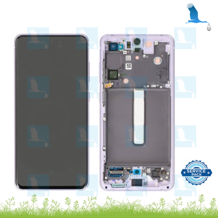 LCD + Touch + Frame - GH82-26414D - Lavander - Galaxy S21 FE (G990B) - sp