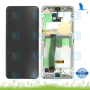 LCD + Touch + Frame - GH82-22327C/GH82-22271C - Bianco (Cloud White) - Samsung S20 Ultra 5G - G988 - service pack