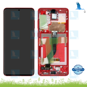 LCD + Touchscreen + Frame - GH82-22134G - Rosso (Aura Red) - S20 Plus (G985F) / S20 Plus 5G (G986F) - sp LCD + Touchscreen + Frame - GH82-22134G - Rosso (Aura Red) - S20 Plus (G985F) / S20 Plus 5G (G986F) - sp