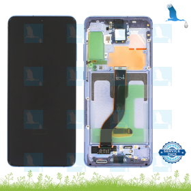 LCD + Touchscreen + Frame - GH82-22145K,GH82-22134K - Viola (BTS edition) - S20 Plus (G985F) 4G /  (G986F) 5G - sp LCD + Touchscreen + Frame - GH82-22145K,GH82-22134K - Viola (BTS edition) - S20 Plus (G985F) 4G /  (G986F) 5G - sp