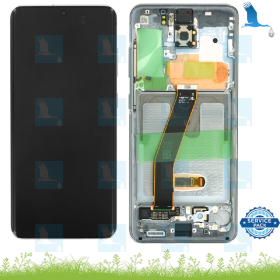 LCD + Touch + Frame - GH82-22131A, GH82-22123A - Grau (Cosmic Grey) - S20 (G980F/G981B) - service pack LCD + Touch + Frame - GH82-22131A, GH82-22123A - Grau (Cosmic Grey) - S20 (G980F/G981B) - service pack