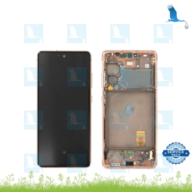 LCD + Touch + Frame GH82-24214F,GH82-24215F,GH82-24219F,GH82-24220F - Orange - S20 FE 4G(G780)/5G(G781) - SP LCD + Touch + Frame GH82-24214F,GH82-24215F,GH82-24219F,GH82-24220F - Orange - S20 FE 4G(G780)/5G(G781) - SP