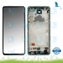 LCD + Touch + Frame - GH82-25624B,GH82-25460B - Blau (Awesome Blue) - Samsung Galaxy A72 (A725F,A726F) - service pack