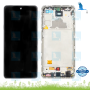 LCD + Touch + Frame - GH82-25624D,GH82-25460D - Blanc (Awesome White) - Samsung Galaxy A72 (A725F,A726F) - service pack
