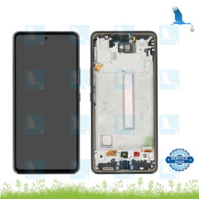 Display + Touchscreen + Frame - GH82-28024A/GH82-28025A - Noir (Awesome black) - Galaxy A53 5G (SM-A536B) - sp (service pack) Display + Touchscreen + Frame - GH82-28024A/GH82-28025A - Noir (Awesome black) - Galaxy A53 5G (SM-A536B) - sp (service pack)
