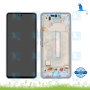 Display + Touchscreen + Frame - GH82-28024C/GH82-28025C - Blau (Awesome blue) - Galaxy A53 5G (SM-A536B) - sp (service pack)