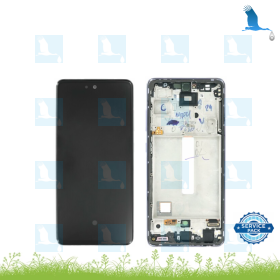 A52 - LCD + Touch + Frame - GH82-25524C - Awesome Purple - Galaxy A52 4G (A525F) - A52 5G (A526B) - service pack A52 - LCD + Touch + Frame - GH82-25524C - Awesome Purple - Galaxy A52 4G (A525F) - A52 5G (A526B) - service pack
