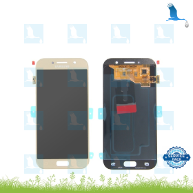 Bildschirm und Touchscreen - GH97-19733B - GH97-20135B - Gold - A5 (2017) A520F - service pack