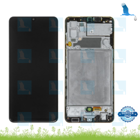 A32 4G - LCD + Touch + Frame - GH82-25566A / GH82-25579A - service pack - Black - Galaxy A32 (4G) A325F A32 4G - LCD + Touch + Frame - GH82-25566A / GH82-25579A - service pack - Black - Galaxy A32 (4G) A325F