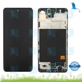 LCD + Frame - Black - GH82-21190A - A30s (A307F) - sp (service pack) LCD + Frame - Black - GH82-21190A - A30s (A307F) - sp (service pack)