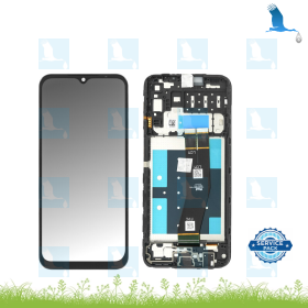 LCD + Touch + Frame - GH81-23541A - service pack - Black - Galaxy A14 4G (A145R) - EU version LCD + Touch + Frame - GH81-23541A - service pack - Black - Galaxy A14 4G (A145R) - EU version