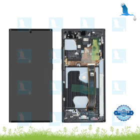 LCD + Touch + Frame -  GH82-23596A - Noir (Mystic Black) - Samsung Galaxy Note 20 Ultra 5G (N986)/4G (N985) - sp LCD + Touch + Frame -  GH82-23596A - Noir (Mystic Black) - Samsung Galaxy Note 20 Ultra 5G (N986)/4G (N985) - sp