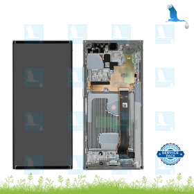 LCD + Touch + Frame -  GH82-23596C - Bianco (Mystic White) - Samsung Galaxy Note 20 Ultra 5G (N986)/4G (N985) - sp LCD + Touch + Frame -  GH82-23596C - Bianco (Mystic White) - Samsung Galaxy Note 20 Ultra 5G (N986)/4G (N985) - sp