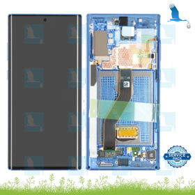 LCD + Touch + Frame - GH82-20838D - Blau (Aura Blue) - Note 10 (N975)/ Note 10+ (N976) - service pack LCD + Touch + Frame - GH82-20838D - Blau (Aura Blue) - Note 10 (N975)/ Note 10+ (N976) - service pack