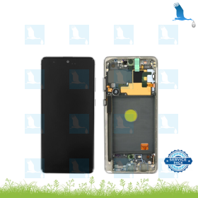 LCD + Touch + Frame - GH82-22055B - Silver (Aura Glow) - Note 10 Lite N770 - service pack LCD + Touch + Frame - GH82-22055B - Silver (Aura Glow) - Note 10 Lite N770 - service pack