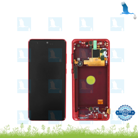 LCD + Touch + Frame - GH82-22055C - Rosso (Aura Red) - Note 10 Lite N770 - service pack LCD + Touch + Frame - GH82-22055C - Rosso (Aura Red) - Note 10 Lite N770 - service pack