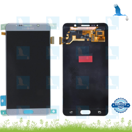 LCD + Touch - GH97-17755D - Argent - Samsung Galaxy Note 5 - N920F - sp