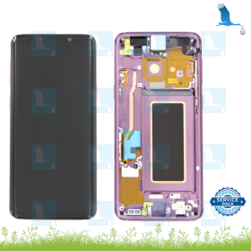 LCD + Touchscreen + Frame - GH97-21696B - Purple - Galaxy S9 (SM-G960F) - sp LCD + Touchscreen + Frame - GH97-21696B - Purple - Galaxy S9 (SM-G960F) - sp