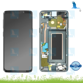LCD + Touchscreen + Frame - GH97-21696C - Grey - Galaxy S9 (SM-G960F) - sp LCD + Touchscreen + Frame - GH97-21696C - Grey - Galaxy S9 (SM-G960F) - sp