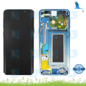 LCD + Touchscreen + Frame - GH97-21696D - Blue - Galaxy S9 (SM-G960F) - sp LCD + Touchscreen + Frame - GH97-21696D - Blue - Galaxy S9 (SM-G960F) - sp