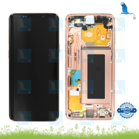 LCD + Touchscreen + Frame - GH97-21696E -  Sunrise gold - Galaxy S9 (SM-G960F) - sp LCD + Touchscreen + Frame - GH97-21696E -  Sunrise gold - Galaxy S9 (SM-G960F) - sp